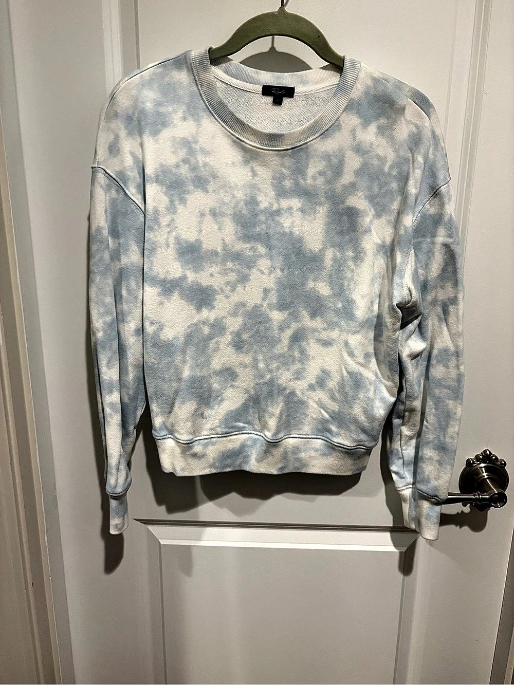 Rails Reeves Sweatshirt Tie-Dye Blue & White Size Small